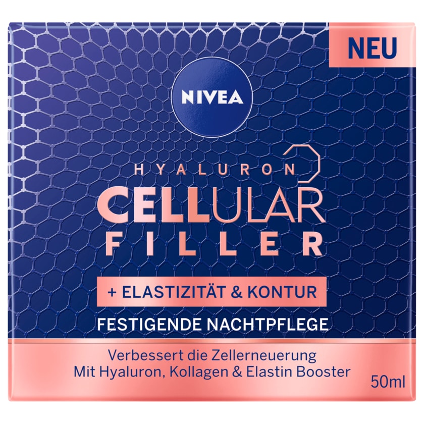NIVEA Nachtpflege Hyaluron Cellular Filler 50ml